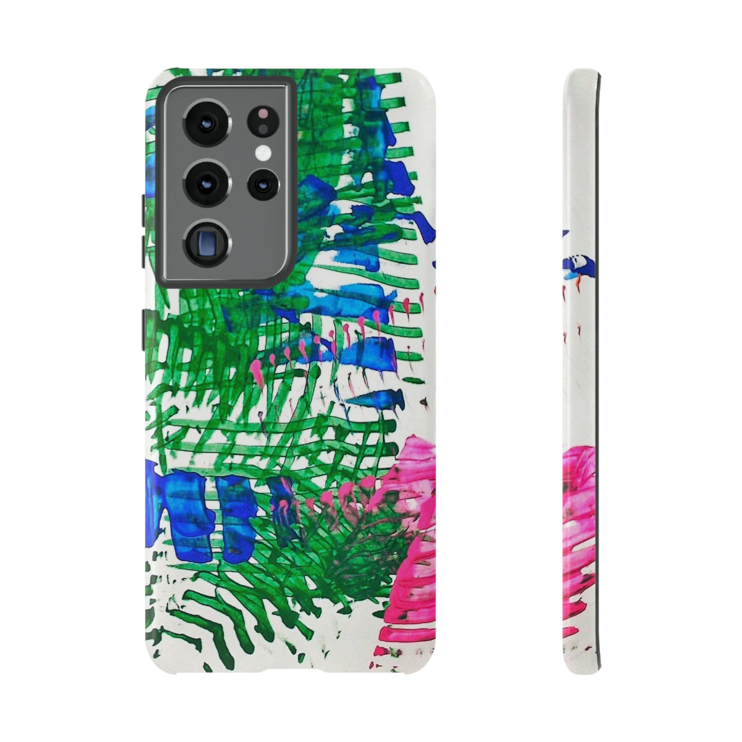 Nature-inspired painted premium-quality protective phone cases