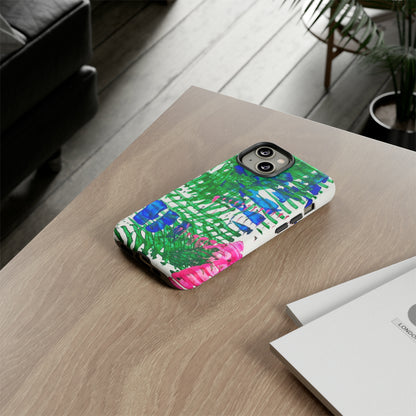 Nature-inspired painted premium-quality protective phone cases