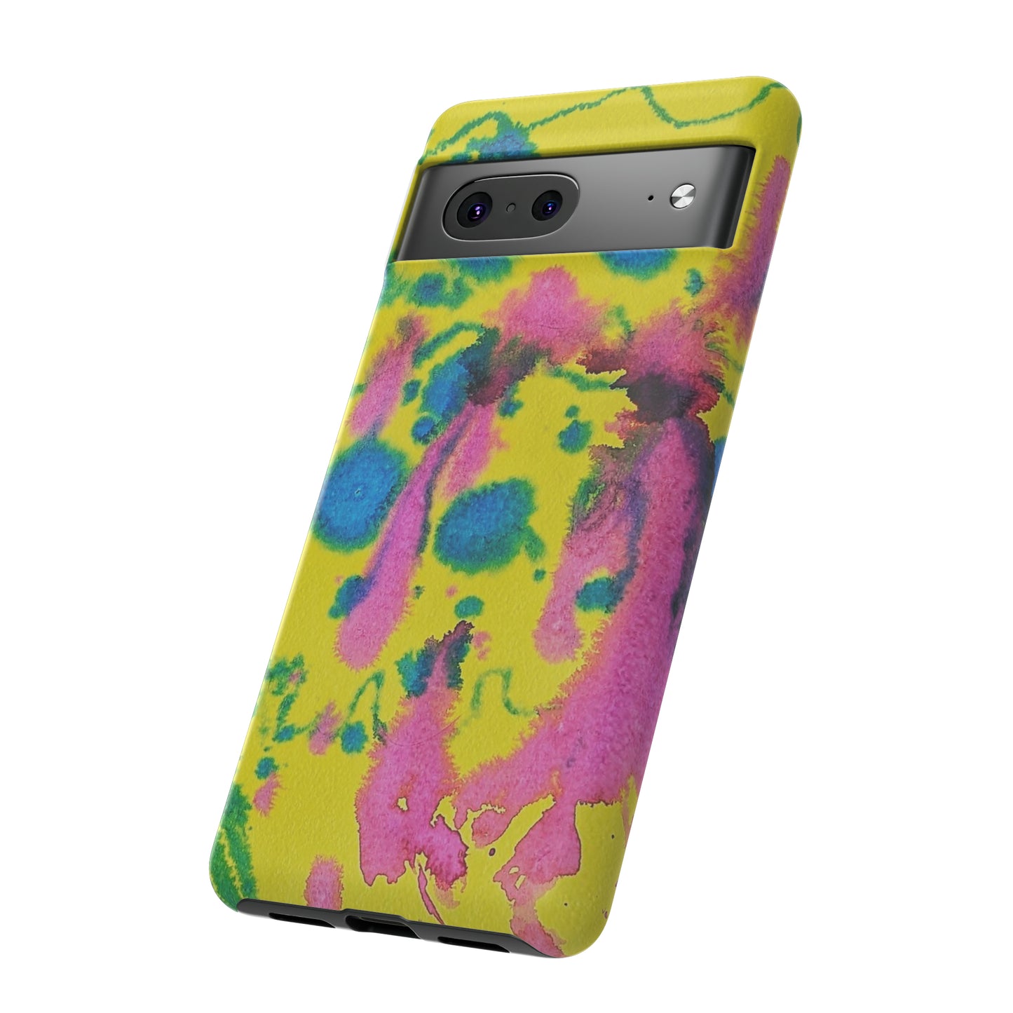 Color splashed premium-quality phone cases